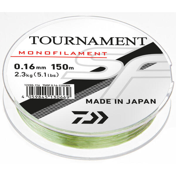 Fir Crap Tournament SF Daiwa - 0.26mm, 300m, Verde, Rezistență 5.7kg - 1