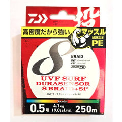 Fir Crap UVF Surf Dura Sensor DAIWA - X8, Multicolor, Rezistență Maximă - 1