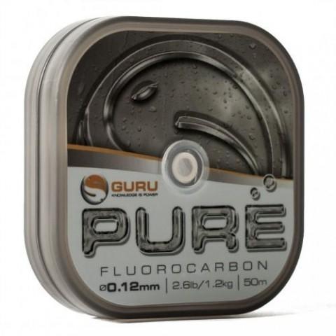 Fir Fluorocarbon PURE GURU - Invizibilitate Subacvatică, Rezistență 0.08mm
