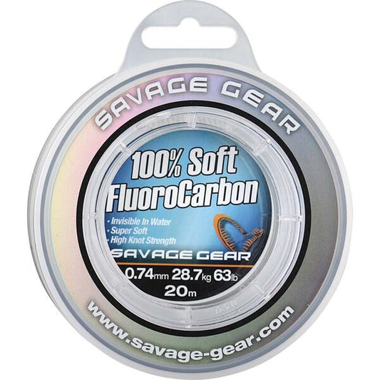 Fir Fluorocarbon Savage Gear Fir Soft - Invizibil, Rezistență Maximă