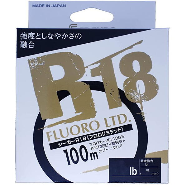Fir Fluorocarbon Seaguar R18 - Invizibil, Rezistență Nodel