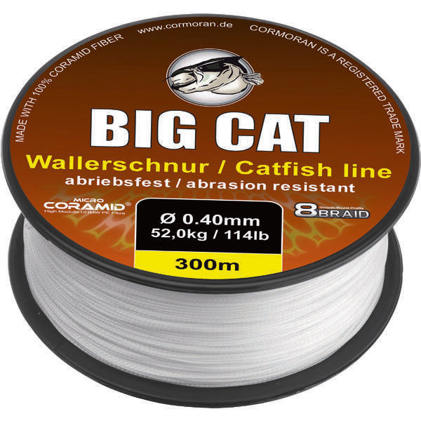 Fir împletit Big Cat Cormoran - 8X, 0.40mm, Rezistență Extremă