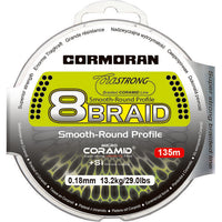 Fir împletit Cormoran CORASTRONG 8Braid Verde - Rezistență, 0.35mm - 2