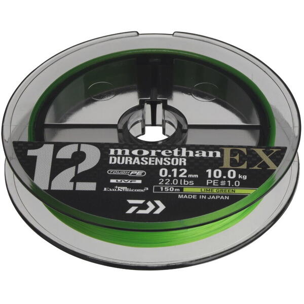 Fir împletit Morethan 12 Braid Daiwa - Putere și Senzitivitate, 0.06mm - 1