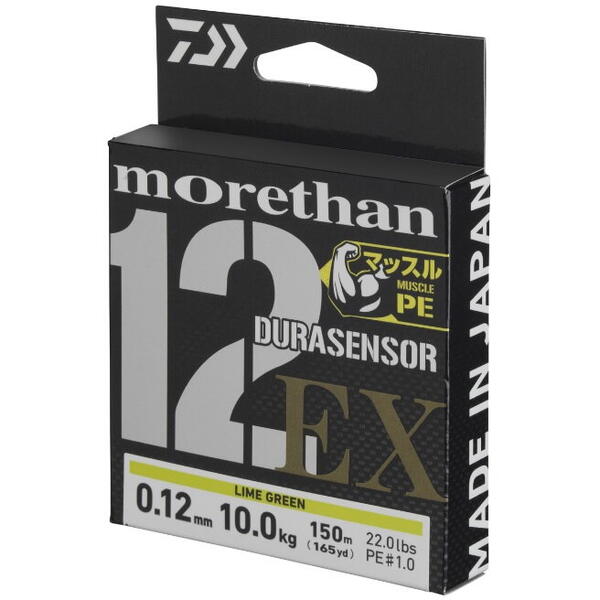 Fir împletit Morethan 12 Braid Daiwa - Putere și Senzitivitate, 0.06mm - 2
