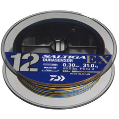 Fir împletit Saltiga Durasensor X12 DAIWA - 0.16mm, Rezistență 31lbs - 1
