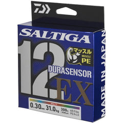 Fir împletit Saltiga Durasensor X12 DAIWA - Rezistență Maximă, Multicolor - 2