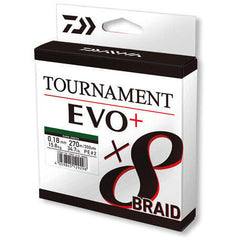 Fir împletit Tournament 8XBRAID EVO+ DAIWA - Rezistență, Performanță Răpitori - 2