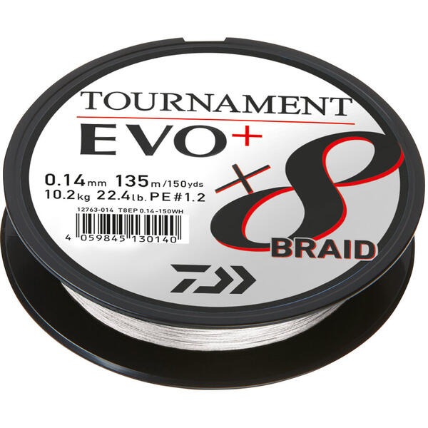Fir împletit Tournament 8XBRAID EVO+ Daiwa - Rezistență, Vizibilitate - 1