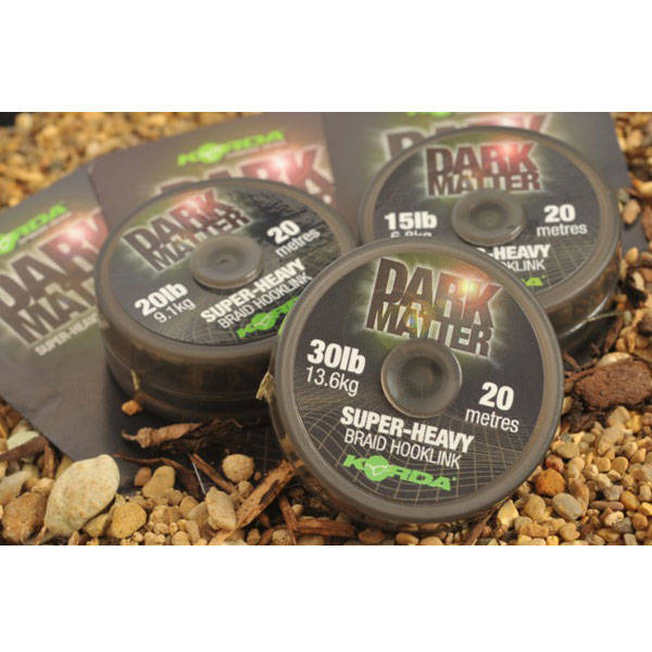 Fir Kord Dark Matter Korda - 30LB, Scufundare Rapidă