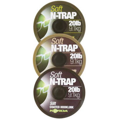Fir KORDA N-Trap Soft Coated Gravel - 20m/20lbs, Camuflaj Perfect
