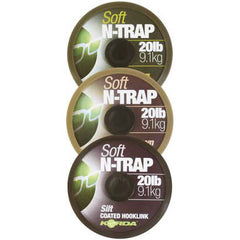 Fir KORDA N-Trap Soft Coated Gravel - 20m/20lbs, Camuflaj Perfect
