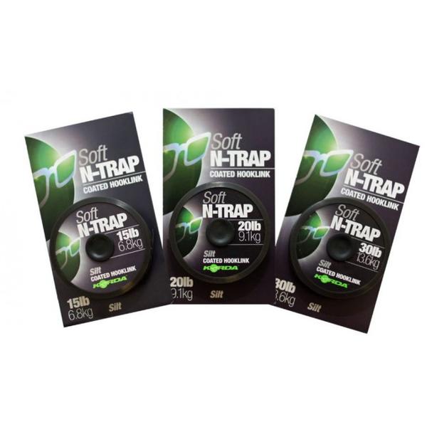 Fir Korda N-Trap Soft Coated Silt - Rezistență, Invizibilitate Sub Apă - 3