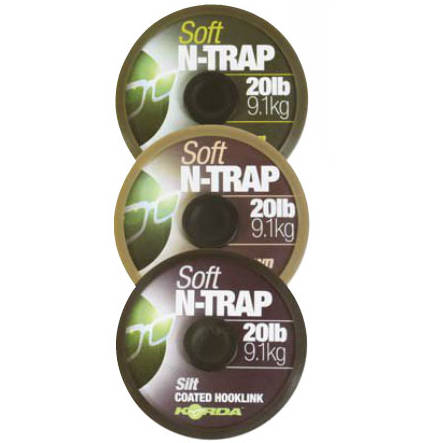 Fir Korda N-Trap Soft Coated Verde 15lbs - Suplețe și Rezistență Maximă