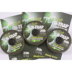 Fir Korda N-Trap Soft Coated Verde 20m/20lbs - Camuflaj, Rezistență - 3
