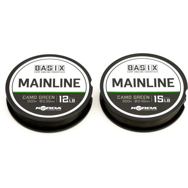Fir Monofilament Basix Mainline Korda - 0.35mm, 1000m, Rezistent - 2