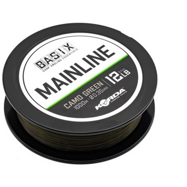 Fir Monofilament Basix Mainline Korda - Rezistență, Invizibilitate Subacvatică - 1