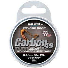Fir Monofilament Carbon SAVAGE GEAR CARBON49 - Rezistență 16kg, Invizibil