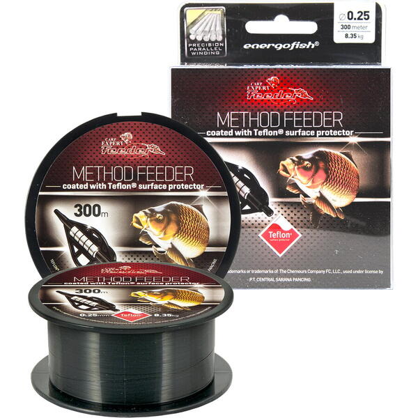 Fir Monofilament Carp Expert Method Feeder EnergoFish - 0.28mm, 300m