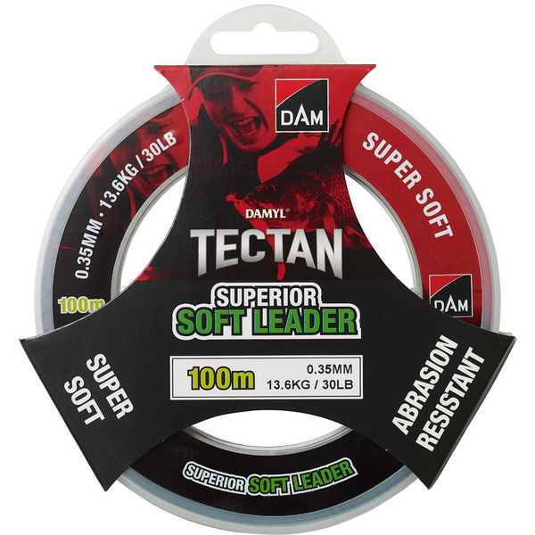 Fir Monofilament DAM Tectan Soft Leader - Rezistență, Transparență, 0.35mm - 1