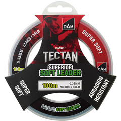 Fir Monofilament DAM Tectan Soft Leader - Rezistență, Transparență, 0.35mm - 1