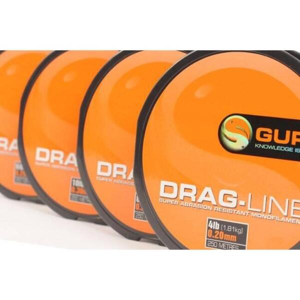 Fir Monofilament Drag Line GURU - Rezistență la Nădire, 0.30mm/250m - 1