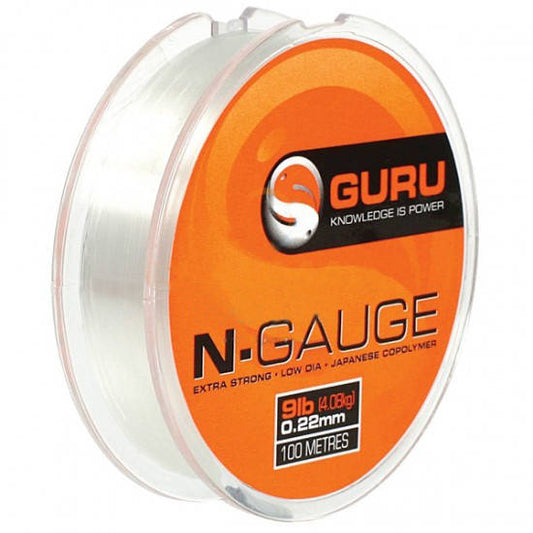 Fir Monofilament Guru FIR N-GAUGE 0,15mm - Rezistență, Invizibil Sub Apă - 1
