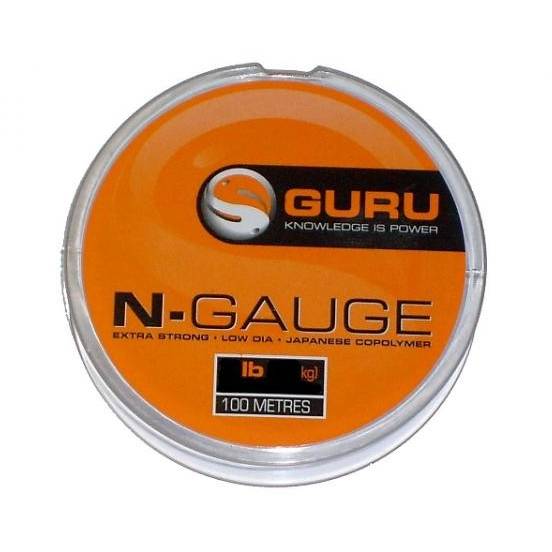 Fir Monofilament N-Gauge Guru - 0.13mm, 100m, Rezistență 4lb - 1