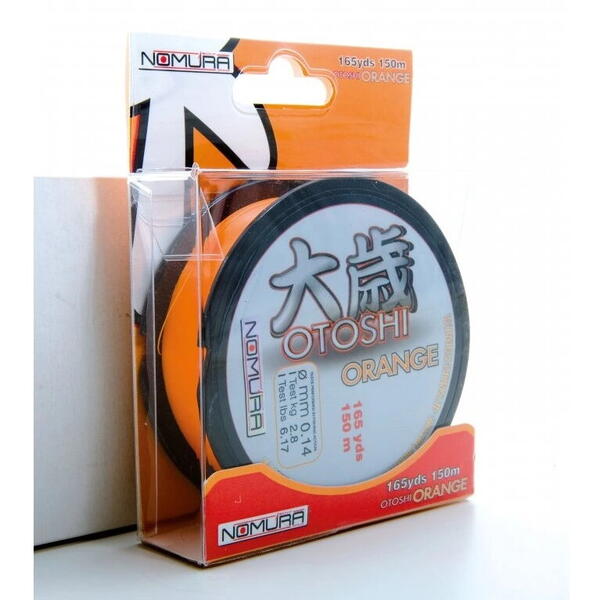 Fir Monofilament Nomura FIR Otoshi Fluo Orange - Vizibilitate Maximă, 0.14mm - 1