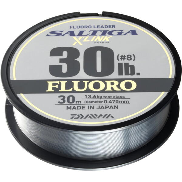 Fir Monofilament Saltiga FC Leader X Link Daiwa - Rezistență Nod, Invizibilitate - 1