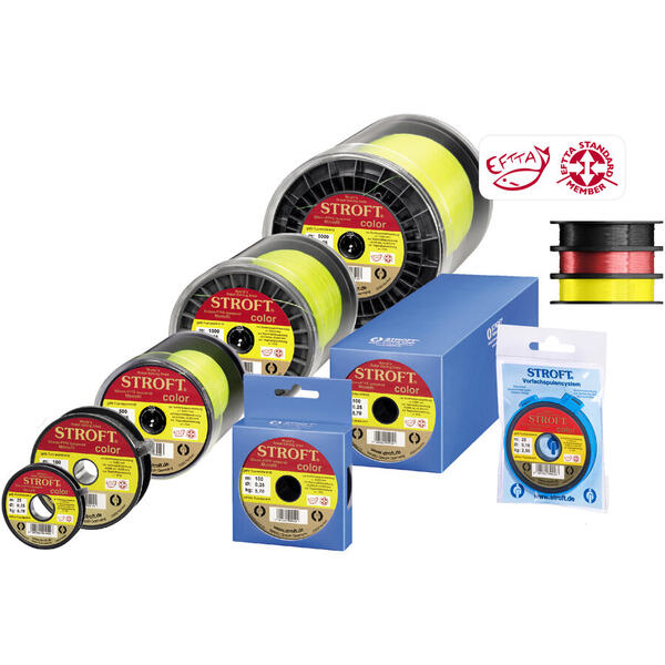 Fir Monofilament Stroft Fir Color Galben Fluo - Vizibilitate Maximă