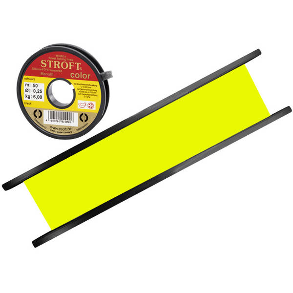 Fir Monofilament Stroft Giallo Fluo - Vizibilitate Maximă, Rezistență