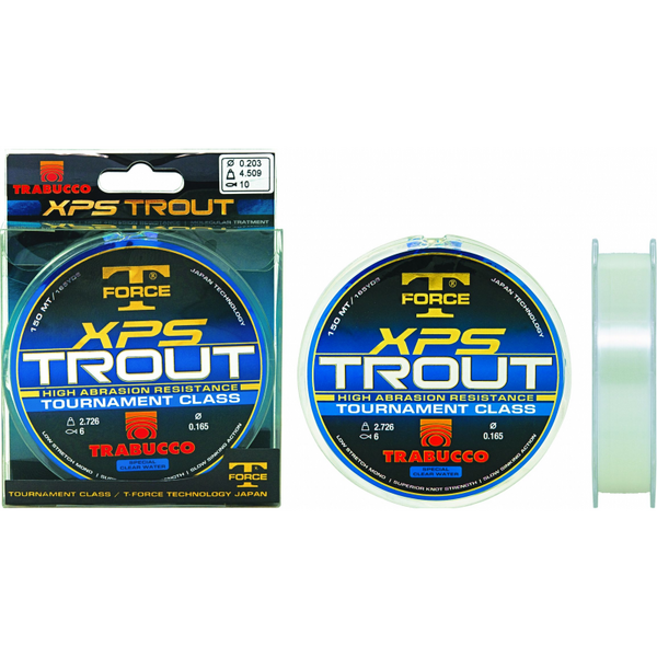 Fir Monofilament T-FORCE XPS TROUT COMP. Trabucco - 0.16mm, Rezistență Max.