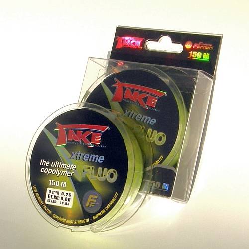 Fir Monofilament Take Xtreme Fluo Lineaeffe - 0.16mm, Vizibilitate Maximă