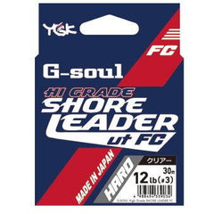 Fir Monofilament YGK G-SOUL HG SHORE LEADER FC HARD - Rezistență, Invizibil - 2
