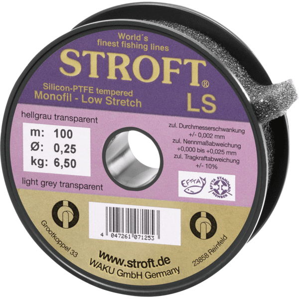 Fir Pescuit LS STROFT - 0.10mm, 1.4kg, 100m, Rezistență Nădite - 1