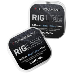 Fir Pescuit Tournament Rigline DAIWA - Rezistență, Invizibil 0.11mm