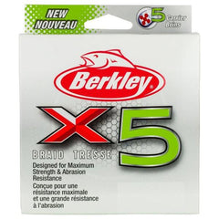 Fir Textil BERKLEY X5 Fluro Verde 0.20mm - Rezistență Extremă, Lansări Precise - 2