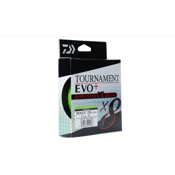 Fir Textil DAIWA TOURNAMENT 8XBRAID EVO+ - PE0.3, Rezistență 4.1KG - 2