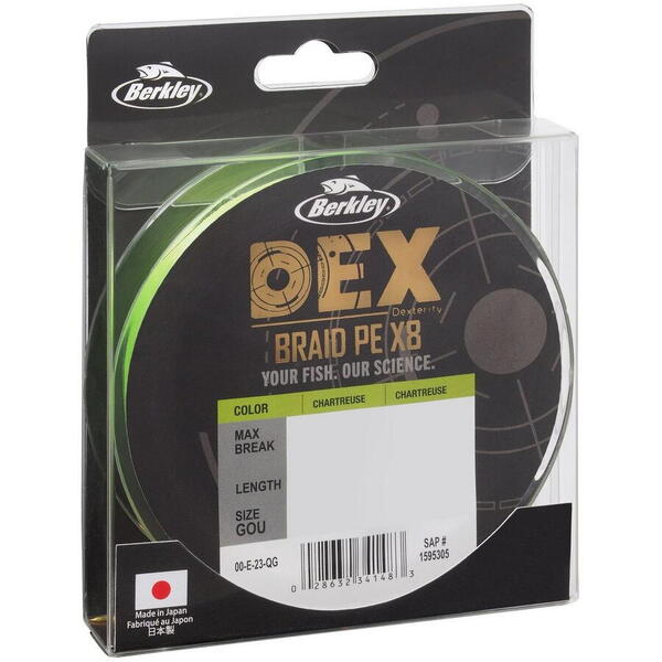 Fir Textil Dex X8 PE Berkley - Rezistență Superioară, Vizibilitate Mare - 1
