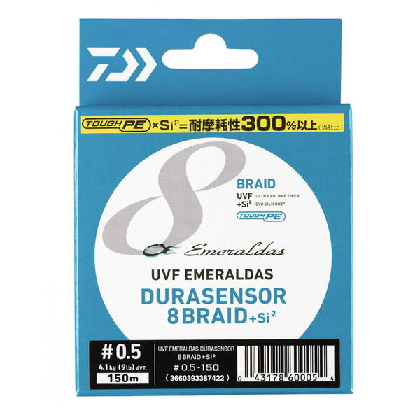 Fir Textil Emeraldas Durasensor Daiwa - 8 Brate, Rezistent, Sensibil