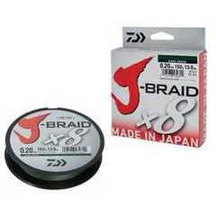 Fir Textil J-Braid X8 DAIWA - 0.20mm, 13kg, Verde, 150m