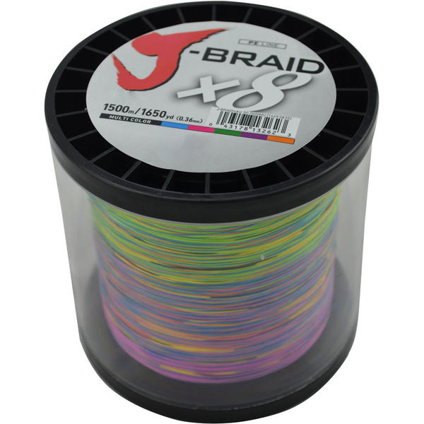 Fir Textil J-Braid X8 Multicolor DAIWA - Rezistență, Vizibilitate, 1500m