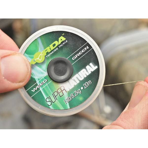 Fir Textil Korda Supernatural Soft - Verde 25lbs/20m, Rezistență Maxima - 2
