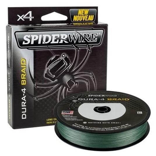 Fir Textil Spiderwire Dura 4 Verde - Rezistență 9.1kg, 0.10mm