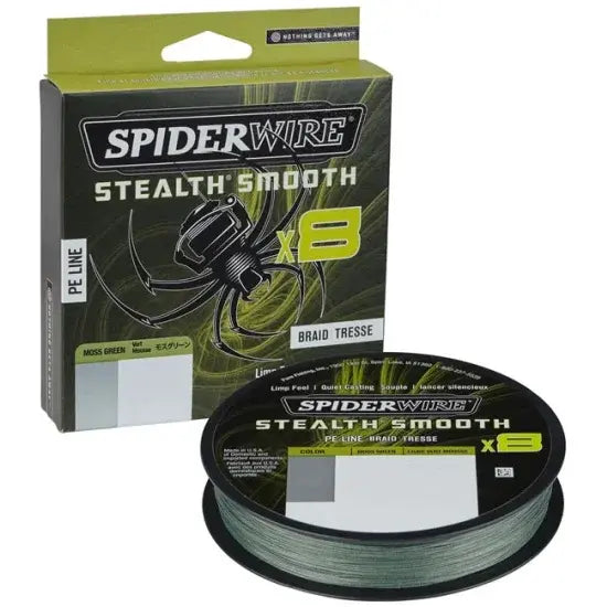 Fir Textil Spiderwire Stealth Moss Green - 0.13mm, Rezistență Excepțională - 1