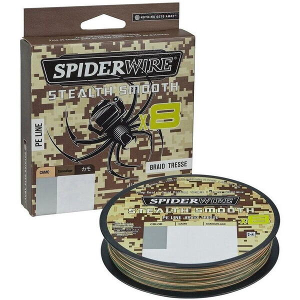 Fir Textil SPIDERWIRE Stealth Smooth 8 Camo - Rezistență, Invizibilitate - 1