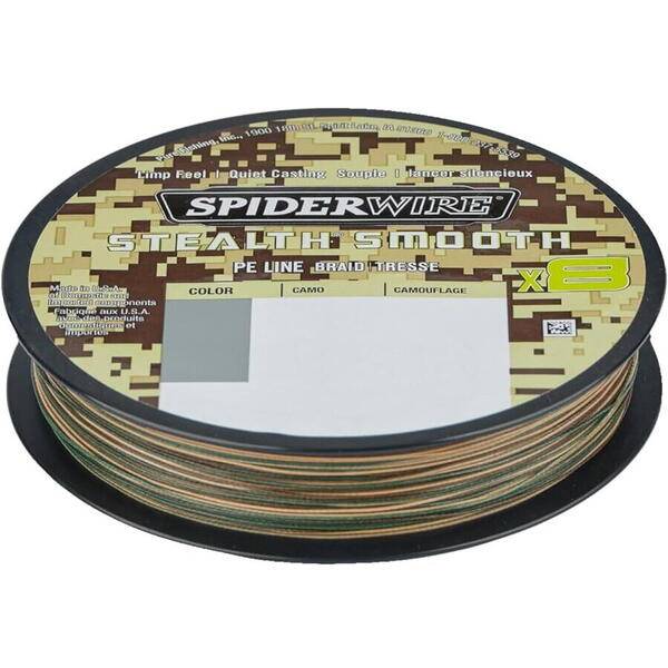 Fir Textil SPIDERWIRE Stealth Smooth 8 Camo - Rezistență, Invizibilitate - 2