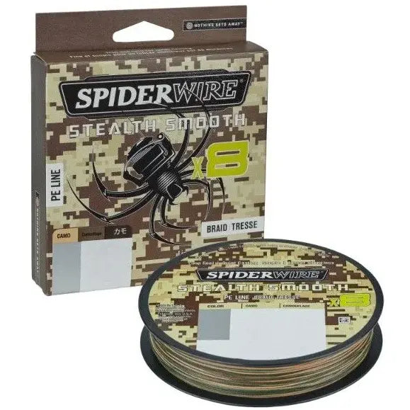 Fir Textil Spiderwire Stealth Smooth 8 Camo - Rezistență, Invizibilitate