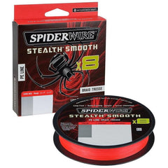 Fir Textil SPIDERWIRE Stealth Smooth 8 Code Red - Ultra-Neted, Rezistent - 1